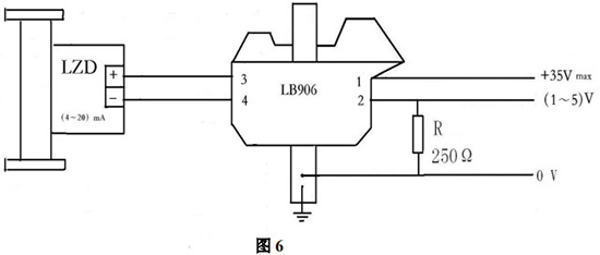 氯氣轉(zhuǎn)子流量計本安防爆接線圖